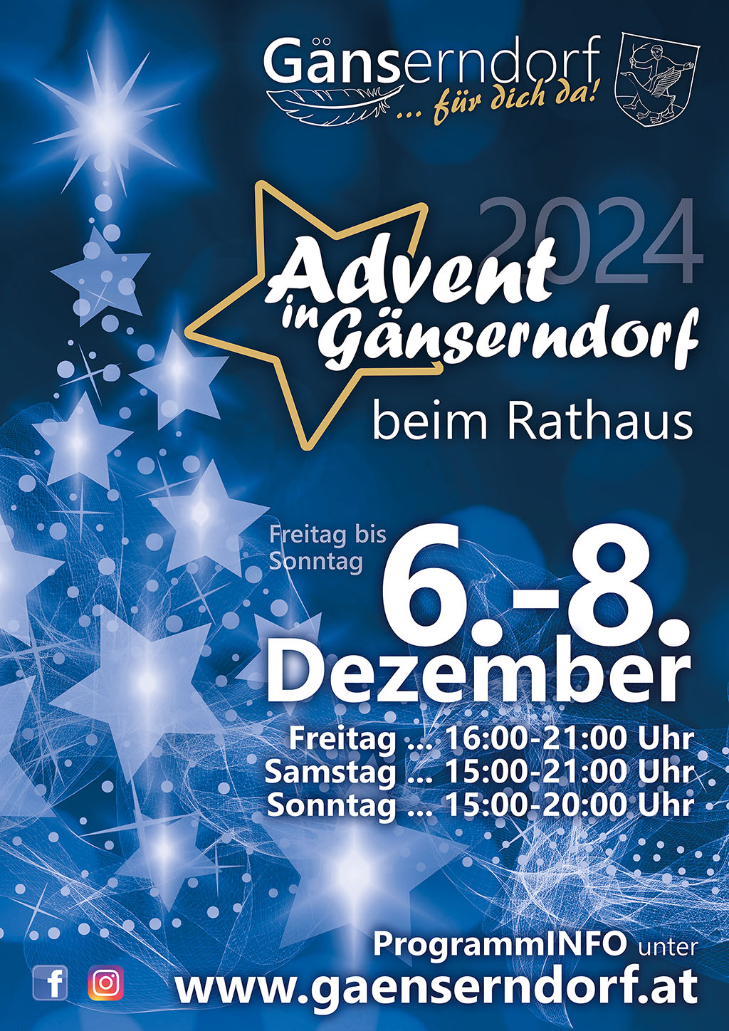 Advent beim Rathaus - Adventmarkt 2024